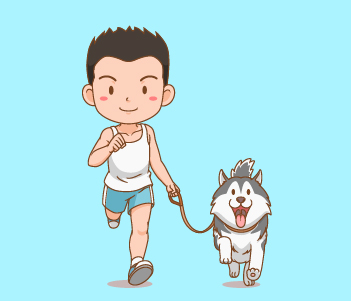 15.Keep your dog well exercised